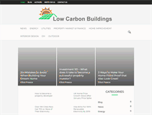 Tablet Screenshot of lowcarbonbuildings.org.uk